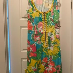 Lilly Pulitzer Shorely Blue Big Flirt NWT size 4